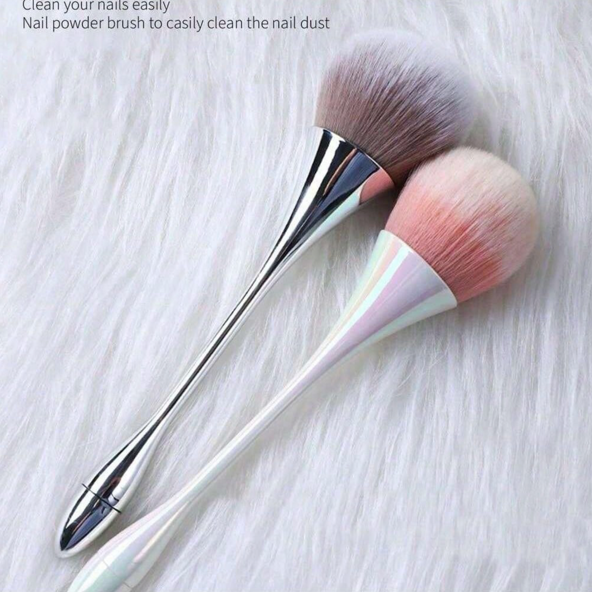 Nail Dust Cleaning Brush (Long Handle)