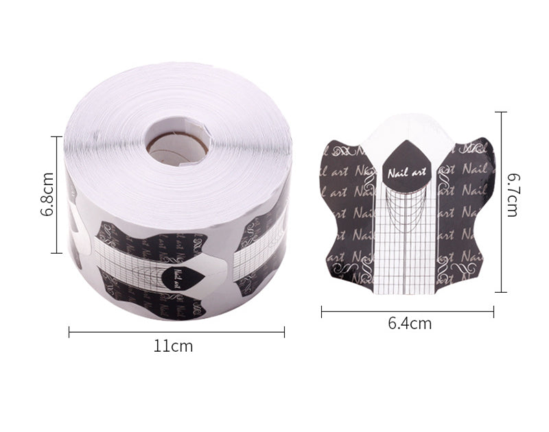 Nail Extension Guide Stickers, 500pcs - Acrylic Nail Forms