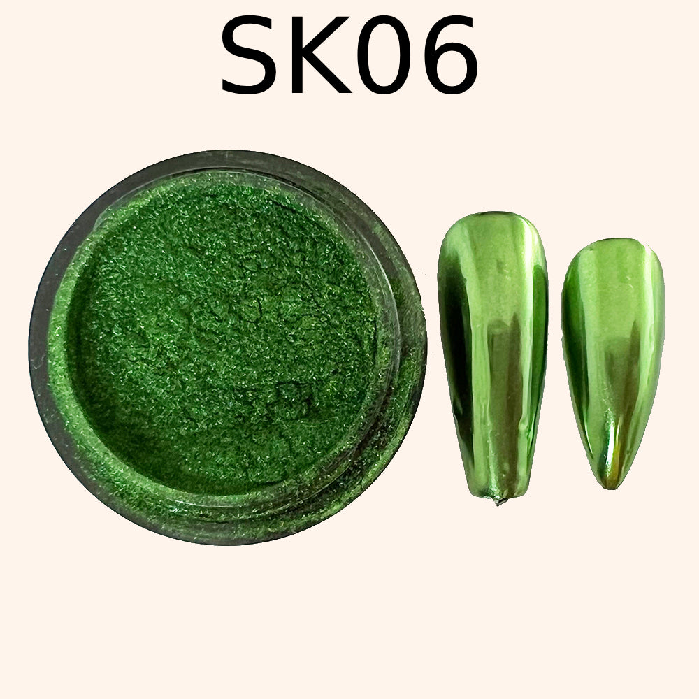 Chrome Mirror Effect Powder Pearl “Kvadrat”