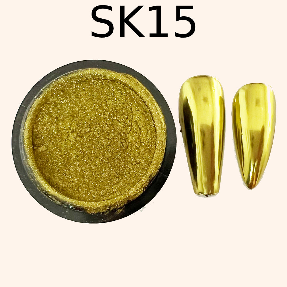 Chrome Mirror Effect Powder Pearl “Kvadrat”