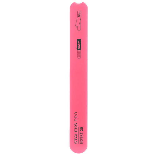 STALEKS BEVELED STRAIGHT PLASTIC NAIL FILE (BASE), EXPERT 20, SPBE-20 - STALEKS™
