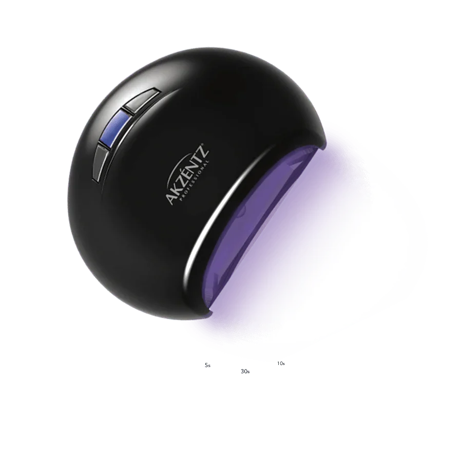 Akzéntz Black LED Compact Lamp