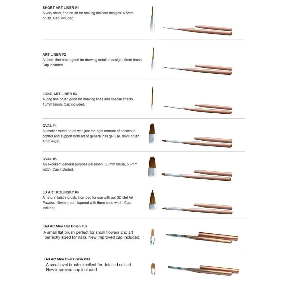 Akzentz - Gel Art Brush-0