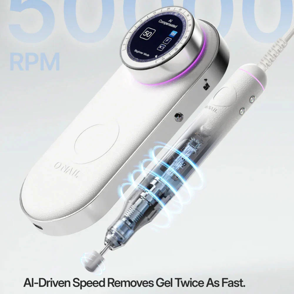 O NAIL AI Precision Pink Nail Drill