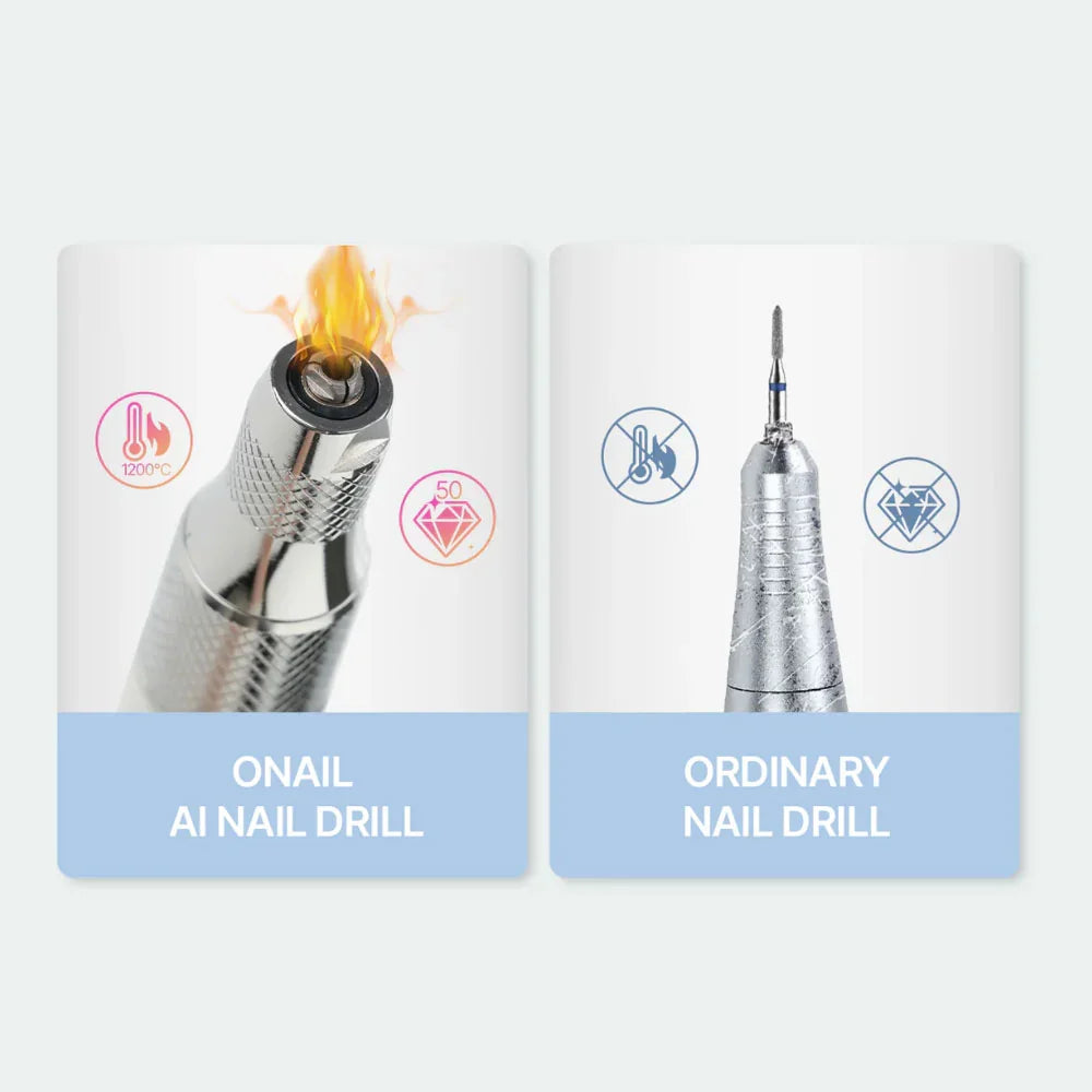O NAIL - Nail Drill Pro (2 Handpiece), White