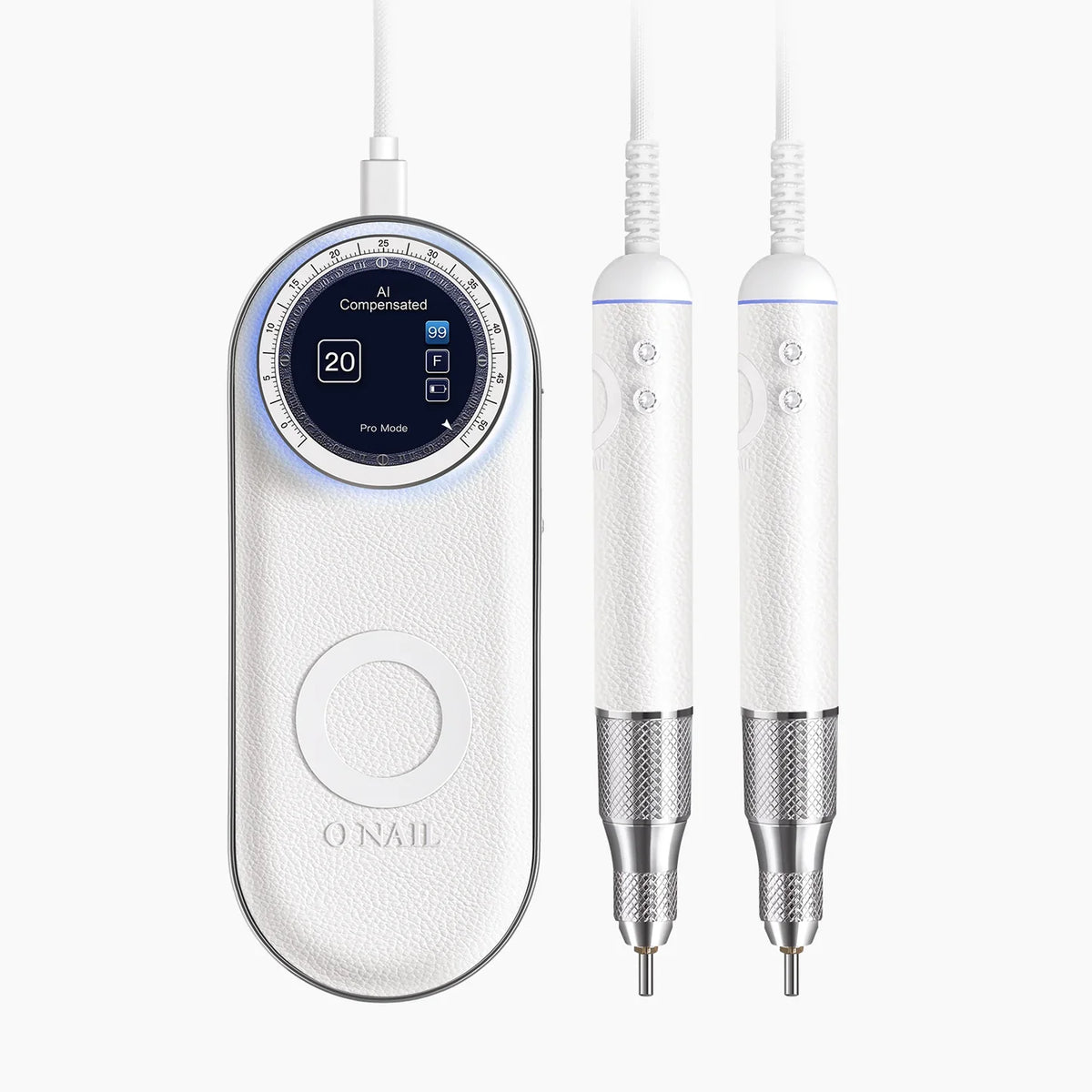 O NAIL - Nail Drill Pro (2 Handpiece), White