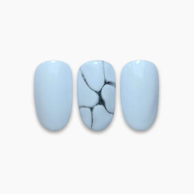 Pink Mask - Nail Art Gel White